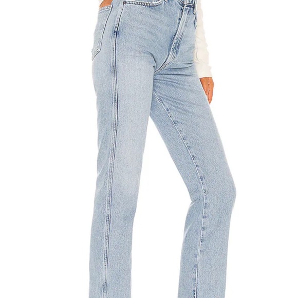 AGOLDE Pinch Waist High Rise Kick in Riptide Size 26 - Picture 3 of 4